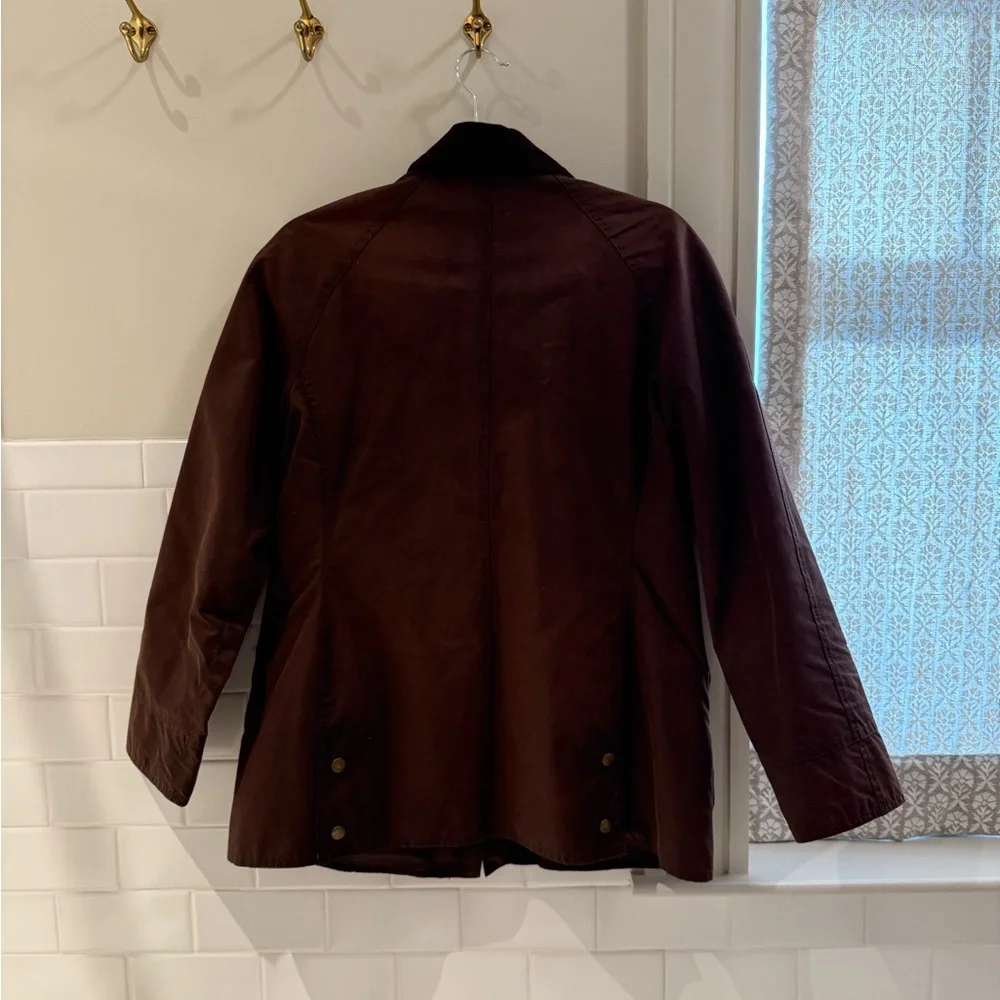 Barbour. Beadnell Waxed Jacket. Brown. US 6. - Picture 9 of 12